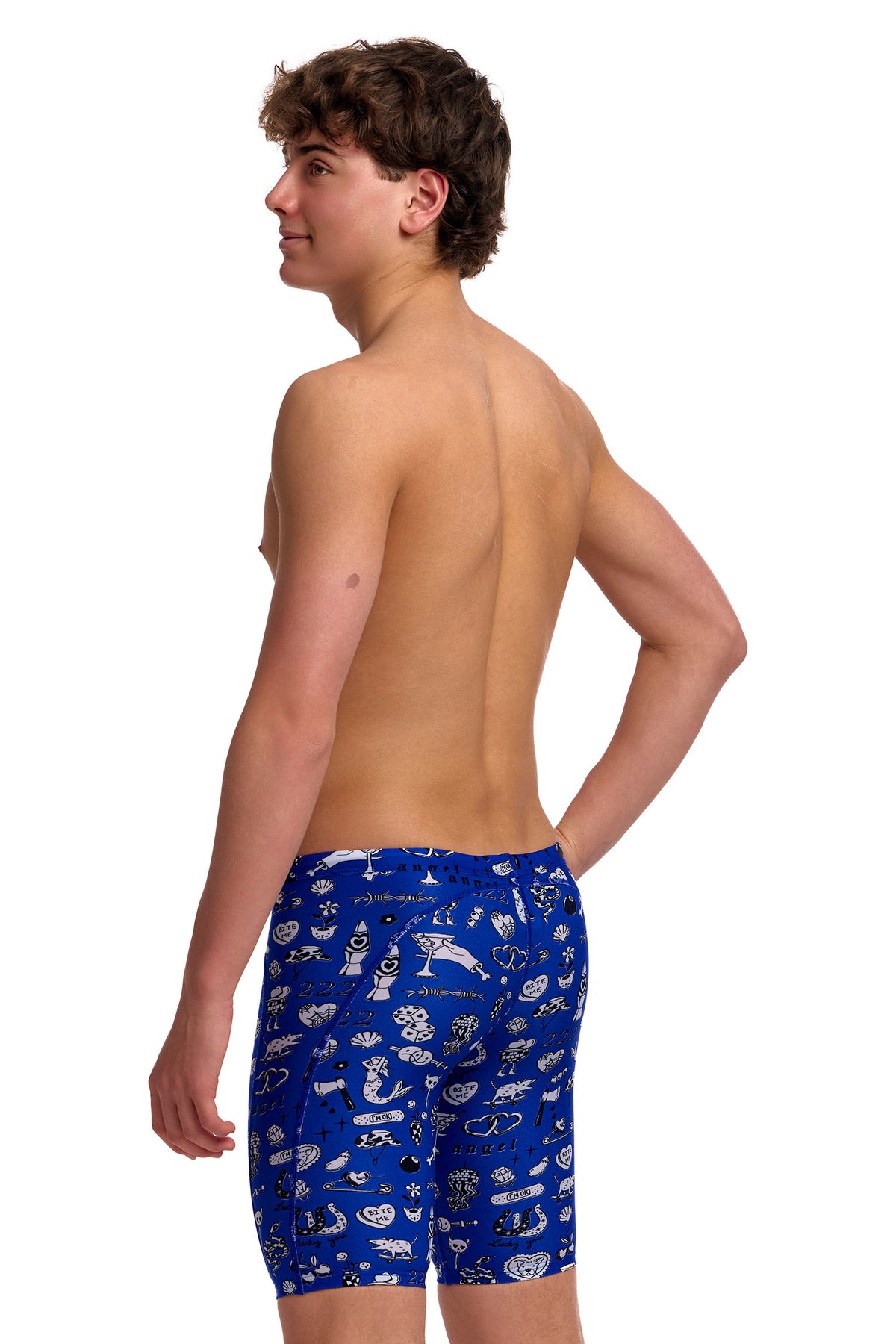 Funky Trunks Boy's Training Jammer - Scratchy