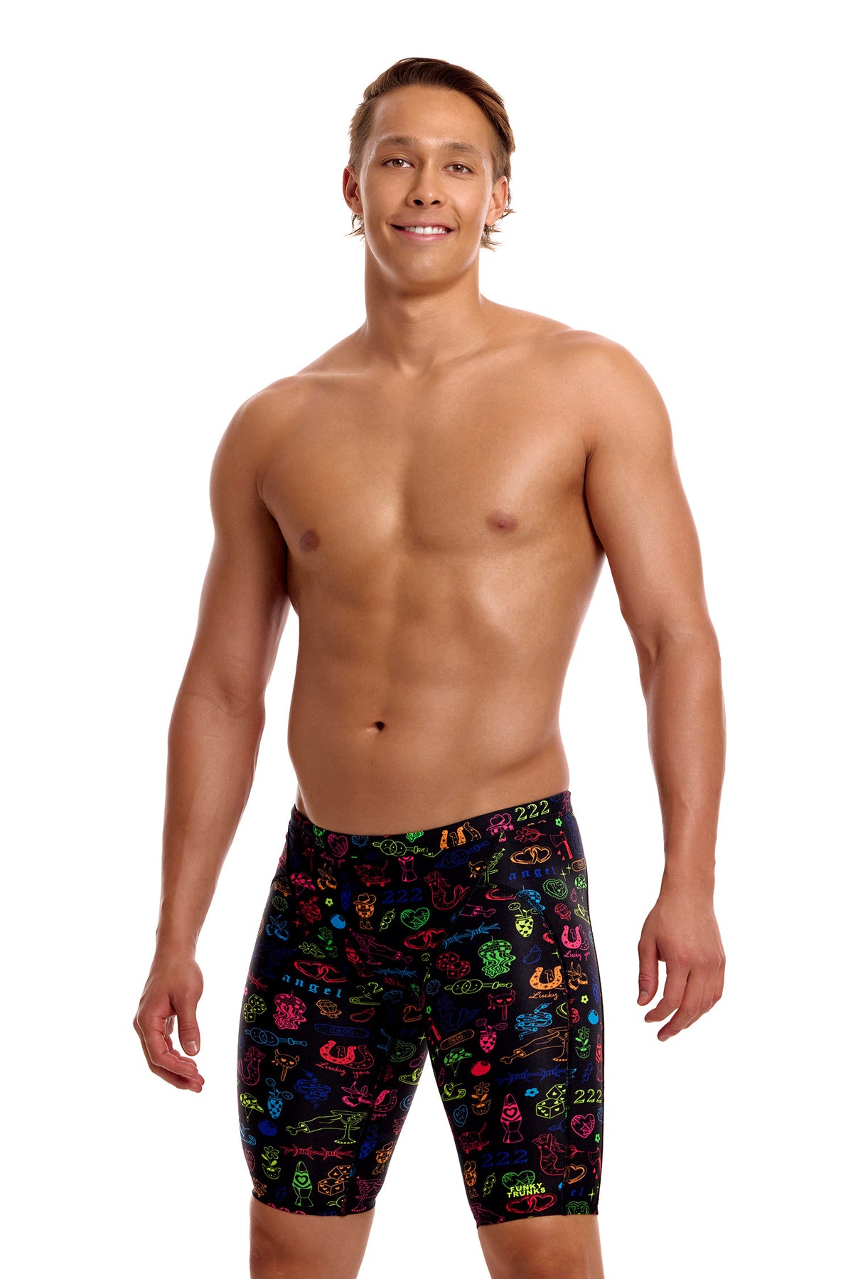Funky Trunks Men's Training Jammer - Doodles