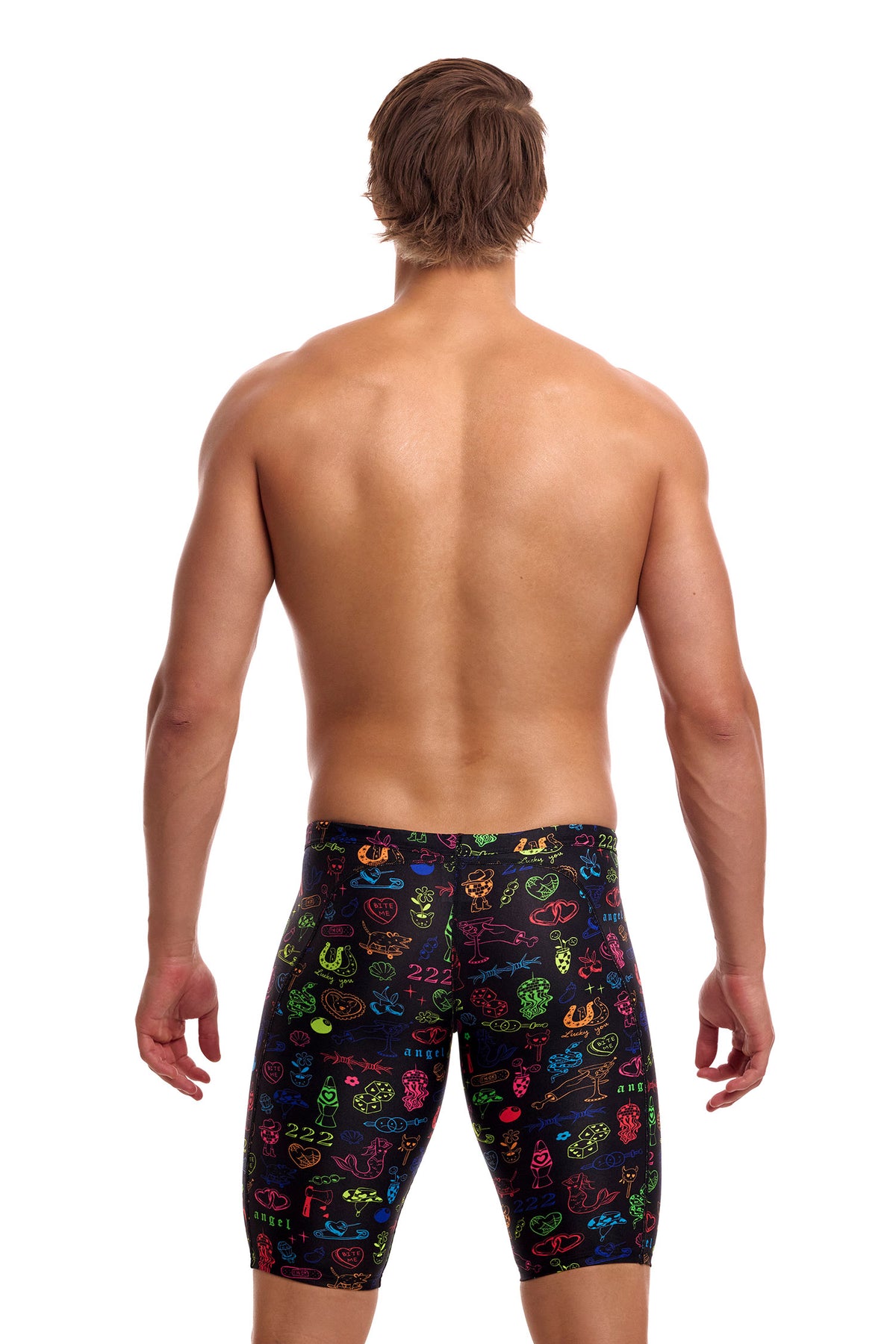 Funky Trunks Men's Training Jammer - Doodles