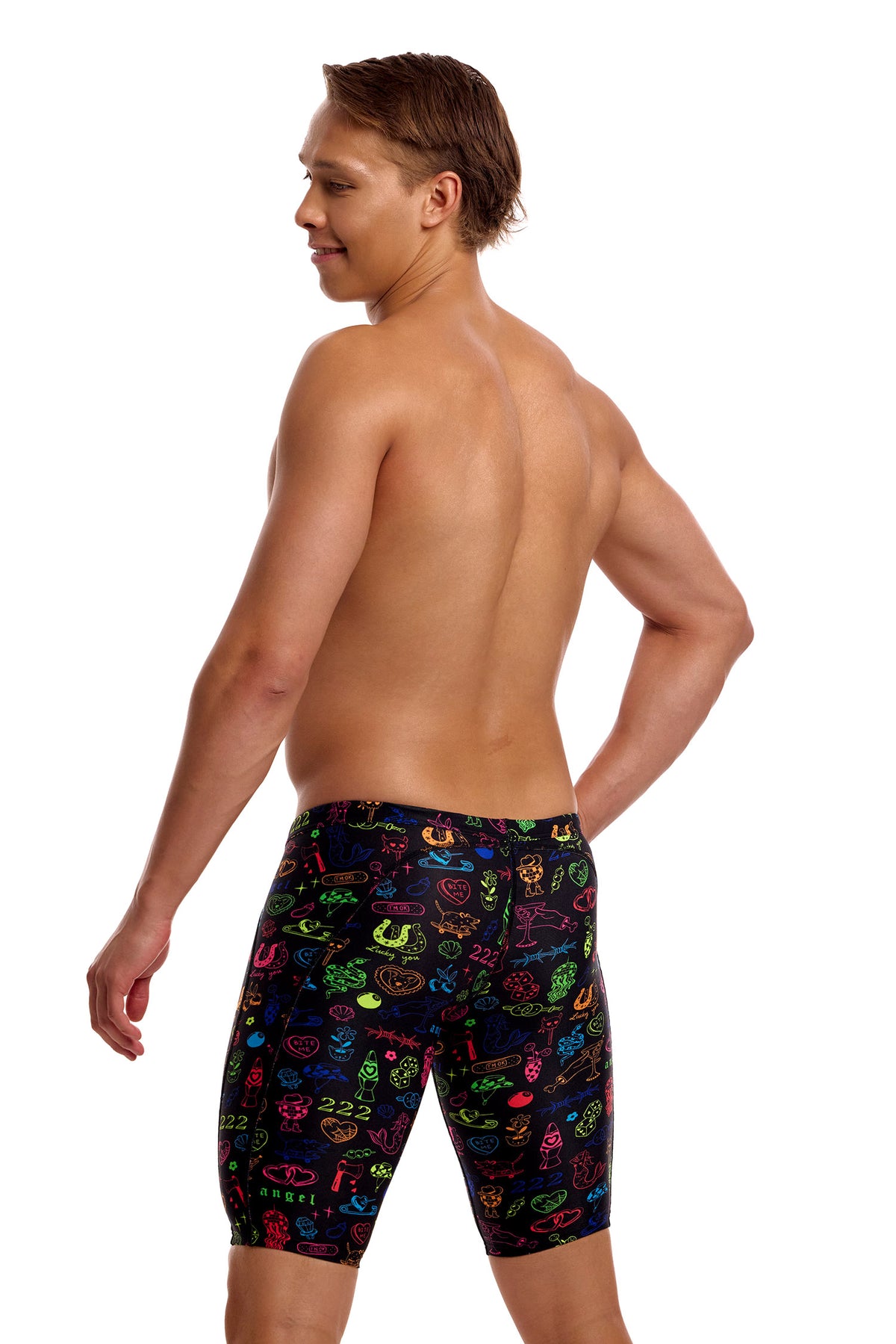 Funky Trunks Men's Training Jammer - Doodles