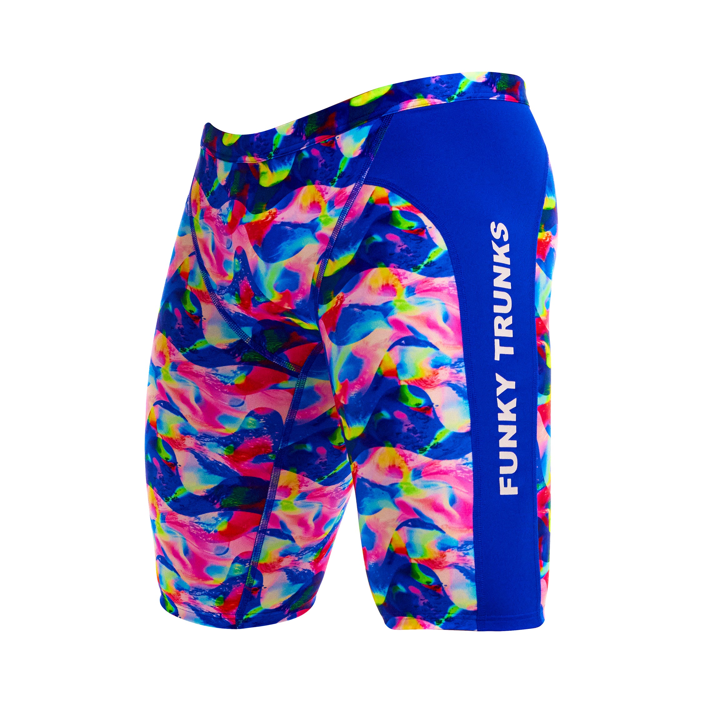 Funky Trunks Men's Training Jammer - Wet Wave