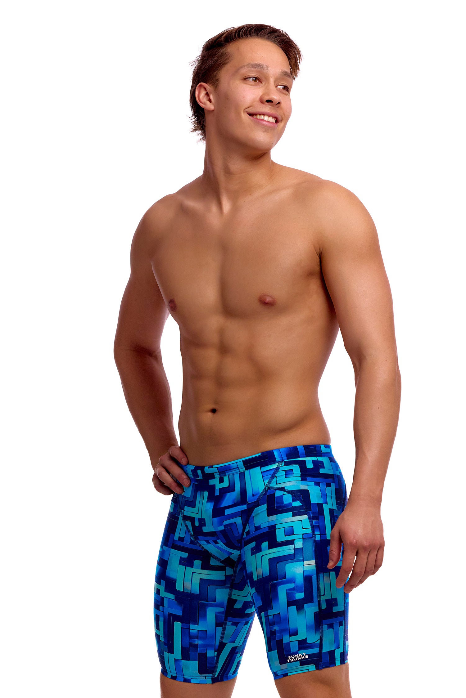 Funky Trunks Men's Training Jammer - You Blued