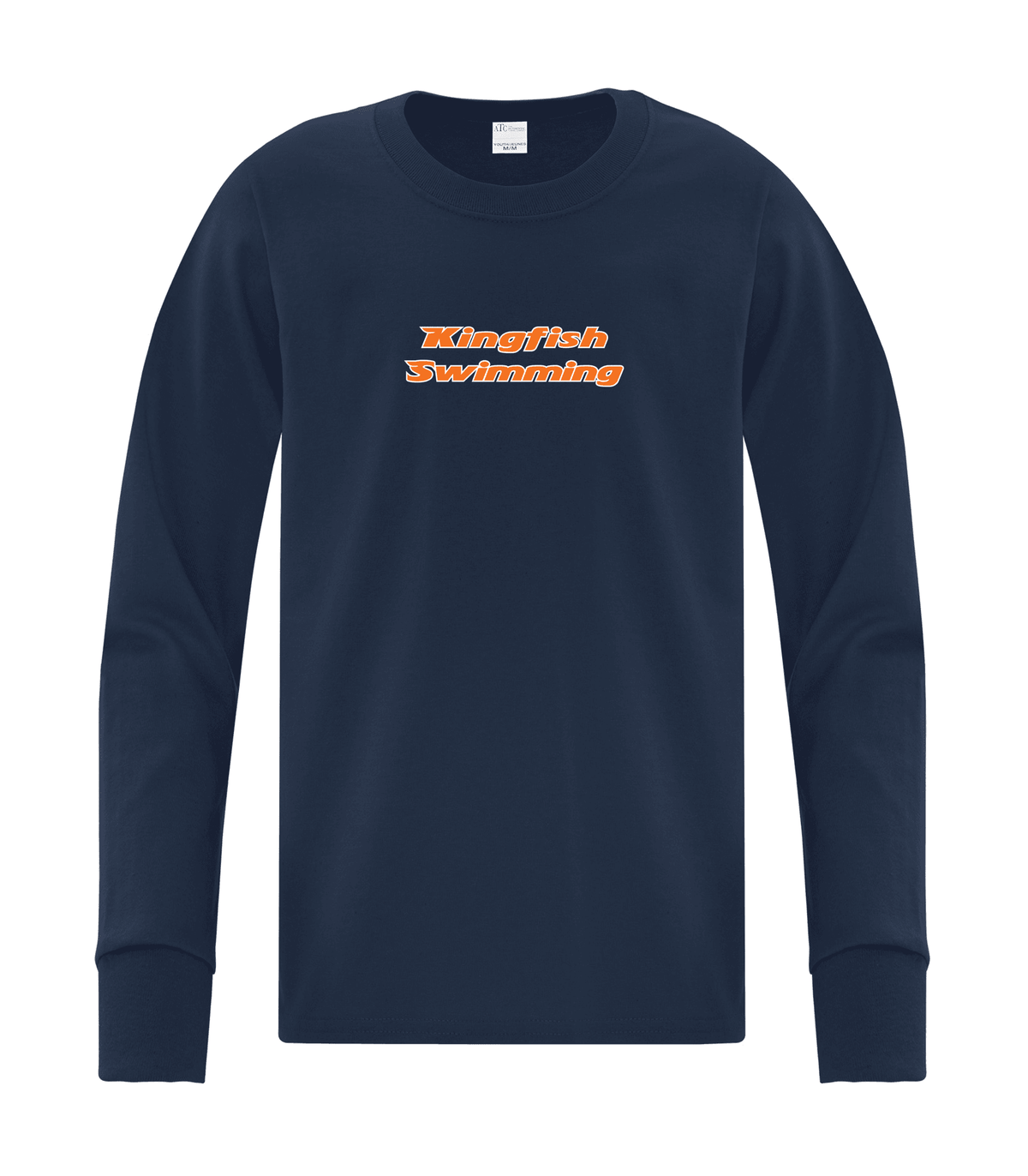 Go-Kingfish Youth Long Sleeve Cotton T-Shirt