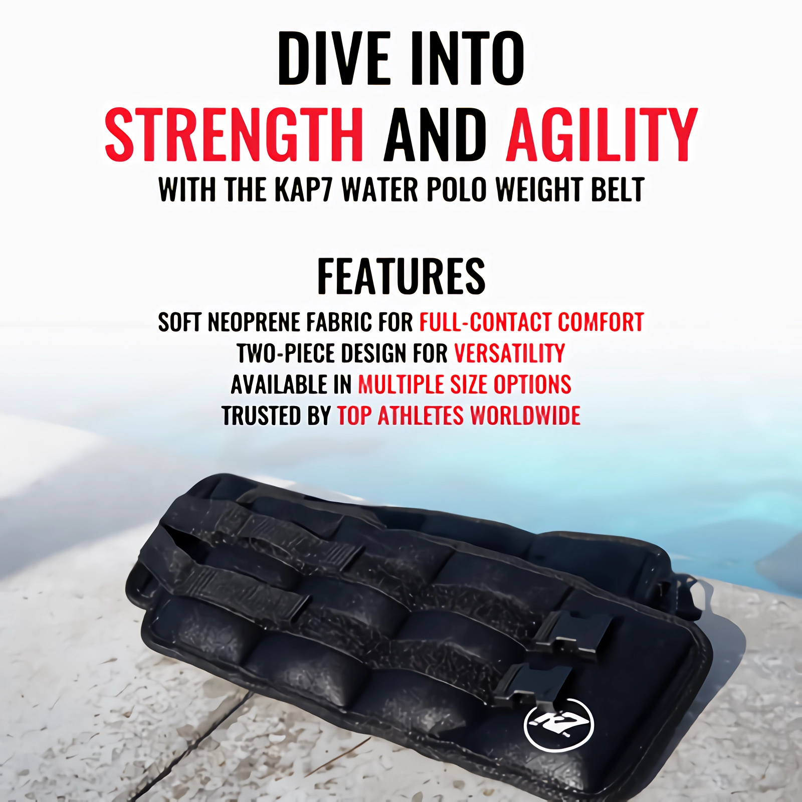 KAP7 Weight Belt - Water Polo
