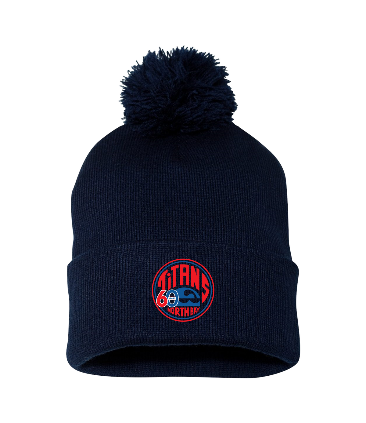 NBT Pom-Pom Cuffed Toque