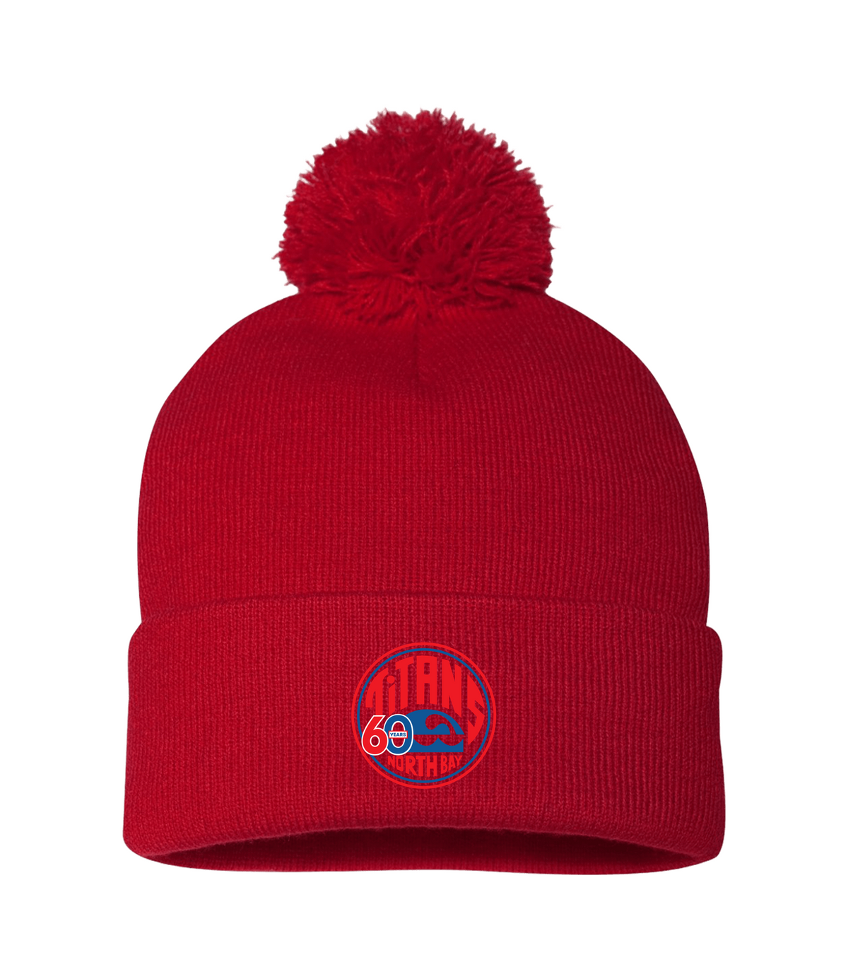 NBT Pom-Pom Cuffed Toque