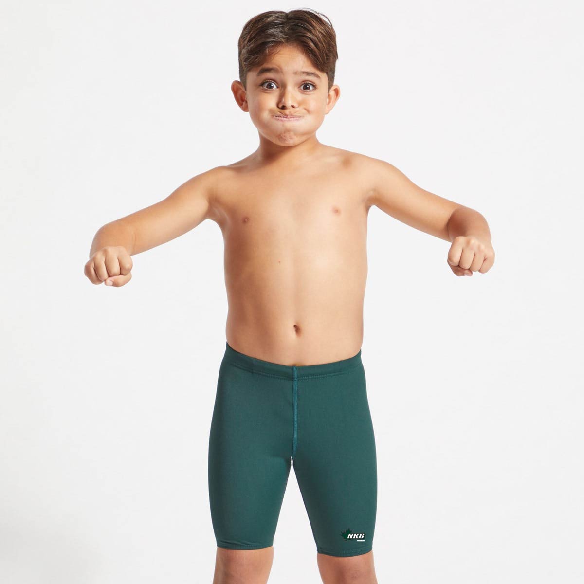 NKB Finis Training Jammer Solid Youth - Pine/Green