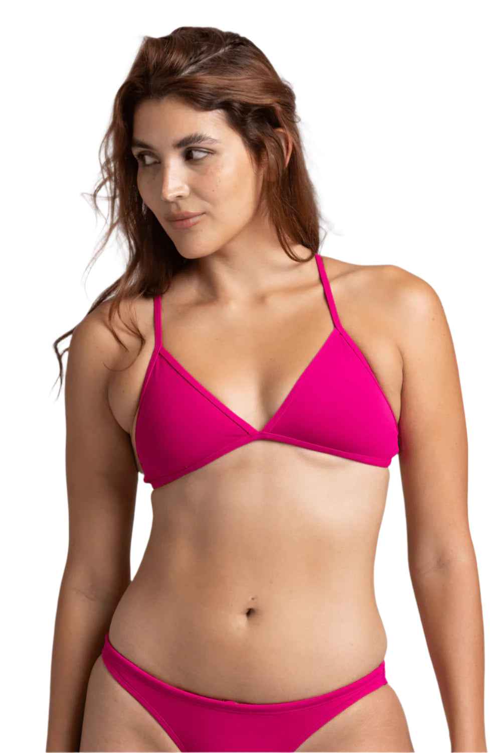 Jolyn Bikini Top Triangle - Dragon Fruit