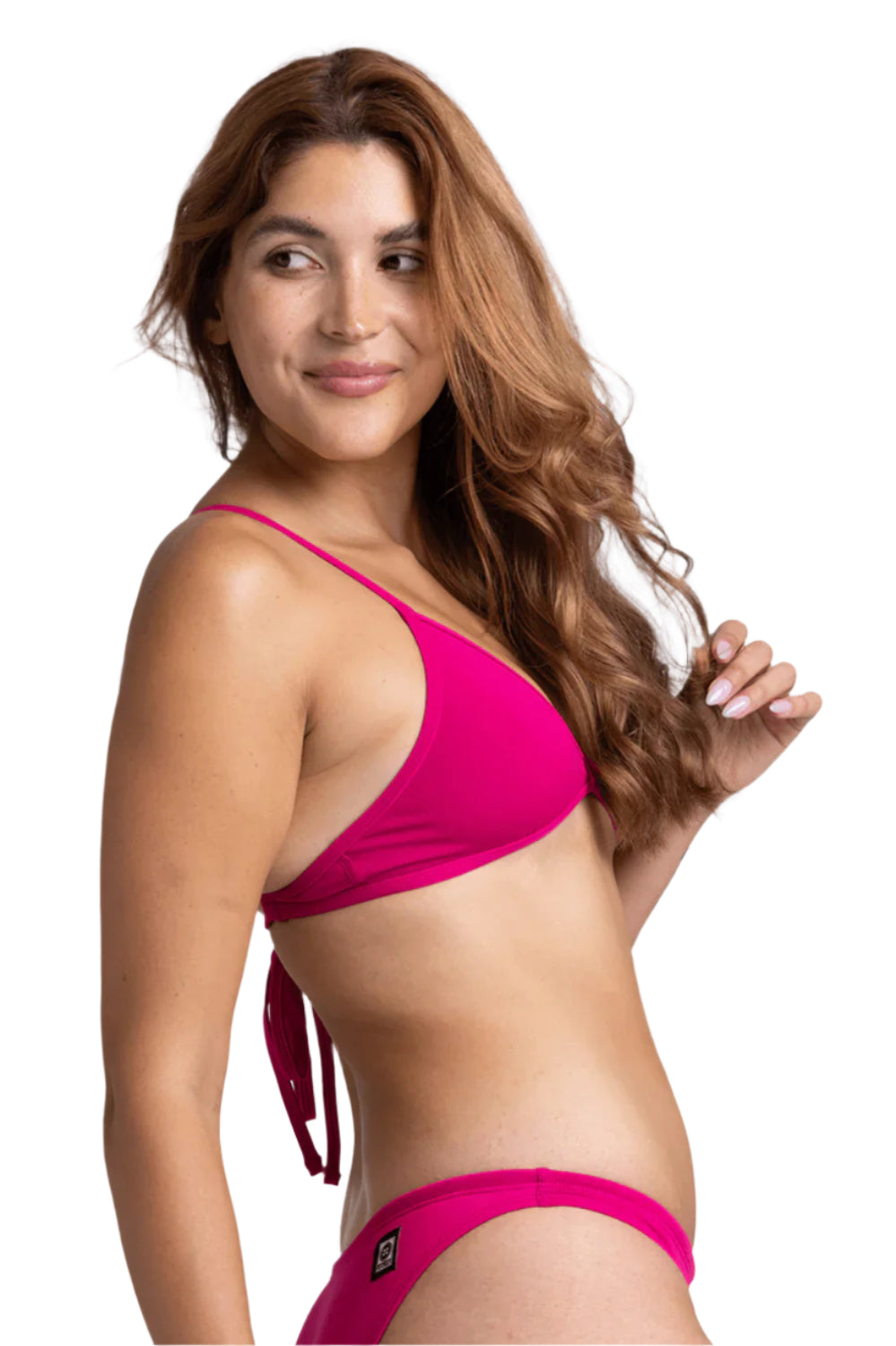 Jolyn Bikini Top Triangle - Dragon Fruit