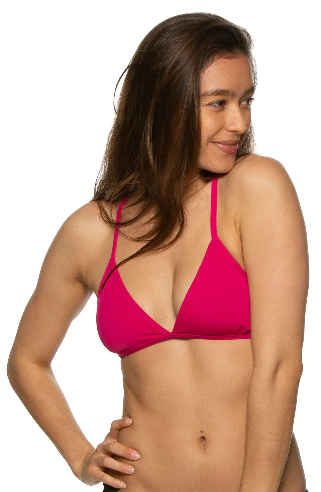 Jolyn Bikini Top Triangle - Dragon Fruit