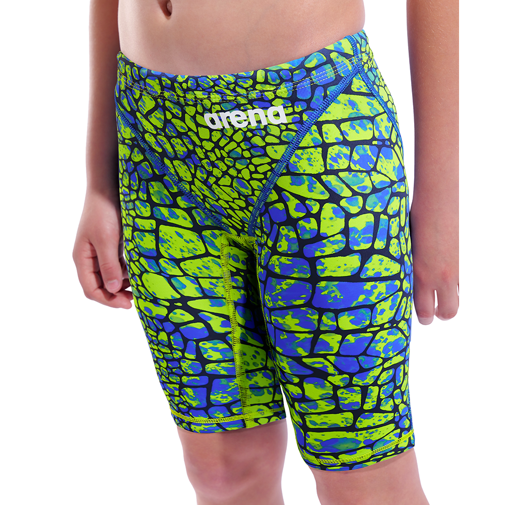Arena Tech Suits Boy’s Powerskin ST NEXT Jammer - Snake Green