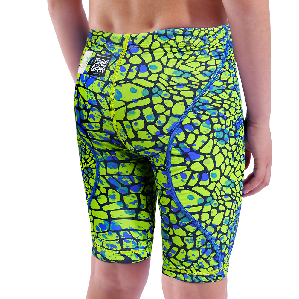Arena Tech Suits Boy’s Powerskin ST NEXT Jammer - Snake Green