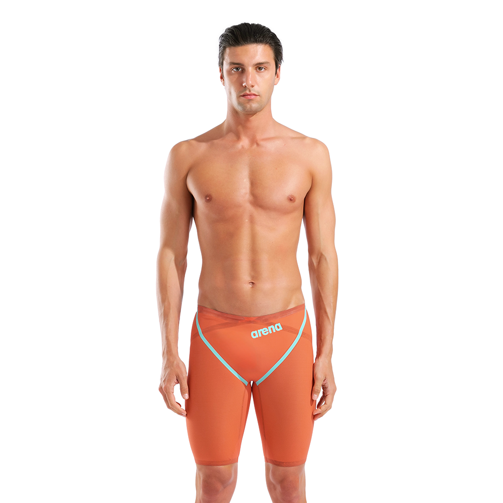 Arena Tech Suits  Men’s Powerskin Carbon Glide Jammer - Sunset Coral - Limited Edition