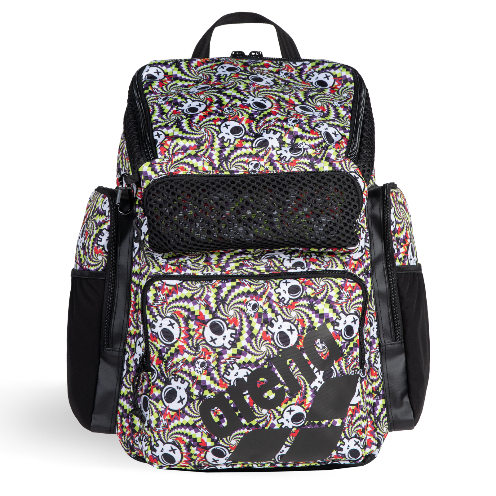 Arena Backpack One Go Allover 45L - Fun Skulls