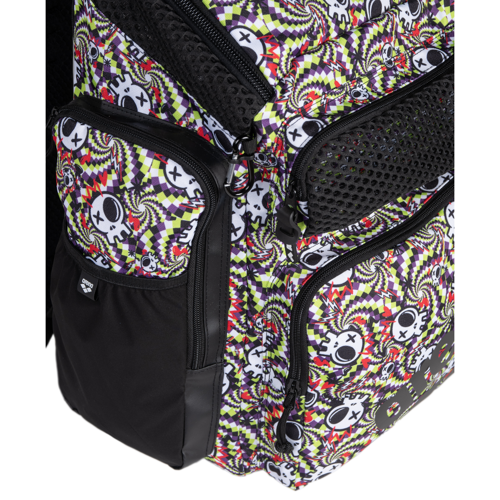 Arena Backpack One Go Allover 45L - Fun Skulls