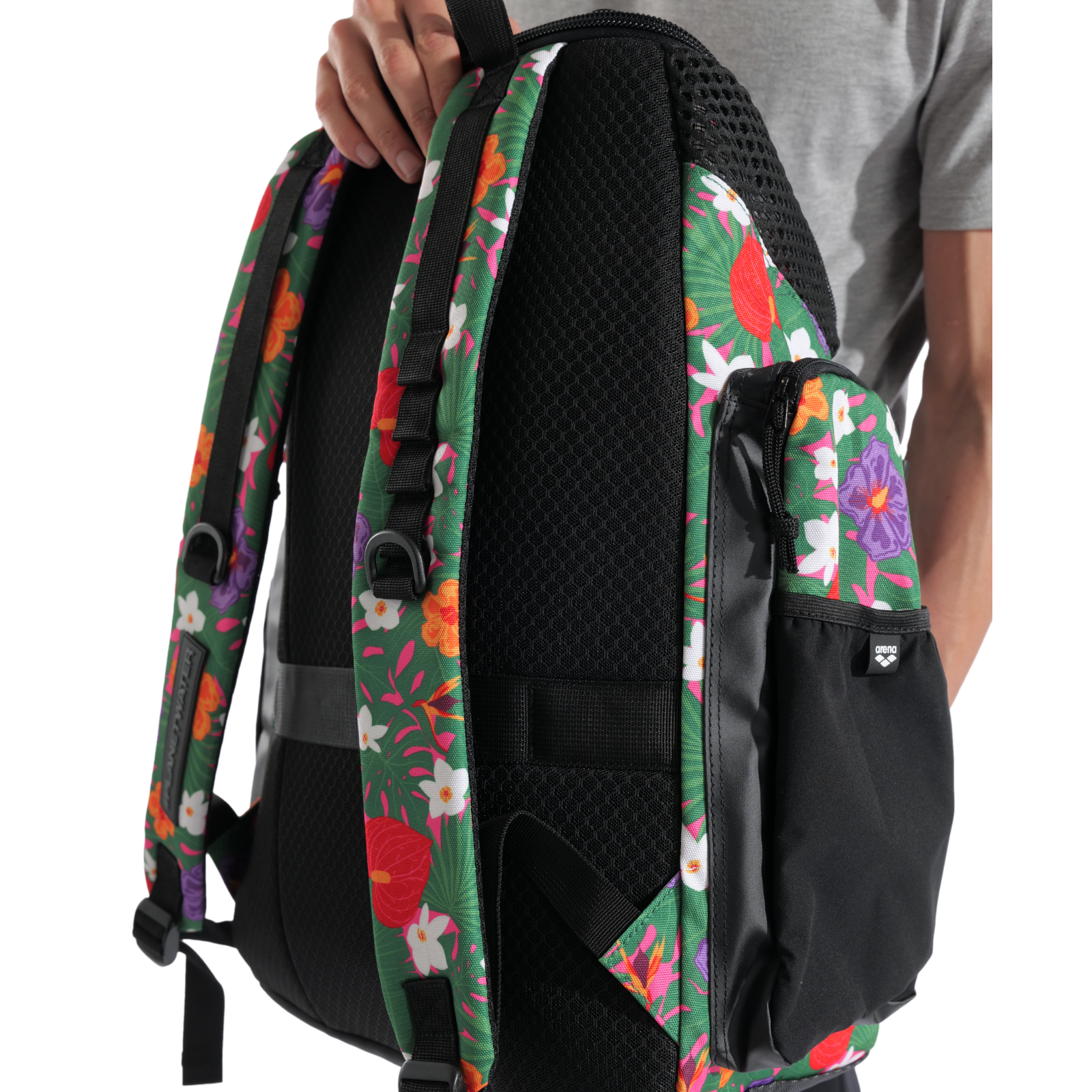 Arena Backpack One Go Allover 45L - Rain Forest