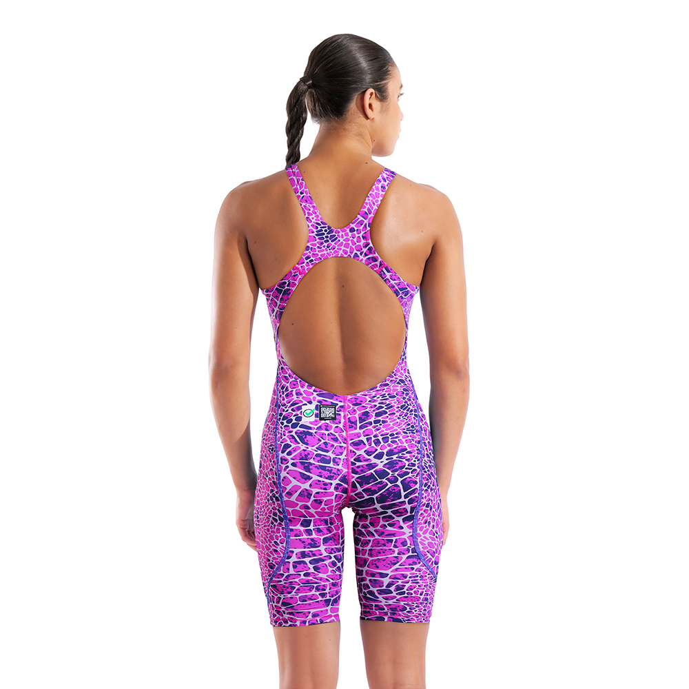 Arena Tech Suits KNSK Women’s Powerskin ST NEXT Open Back - Snake Pink