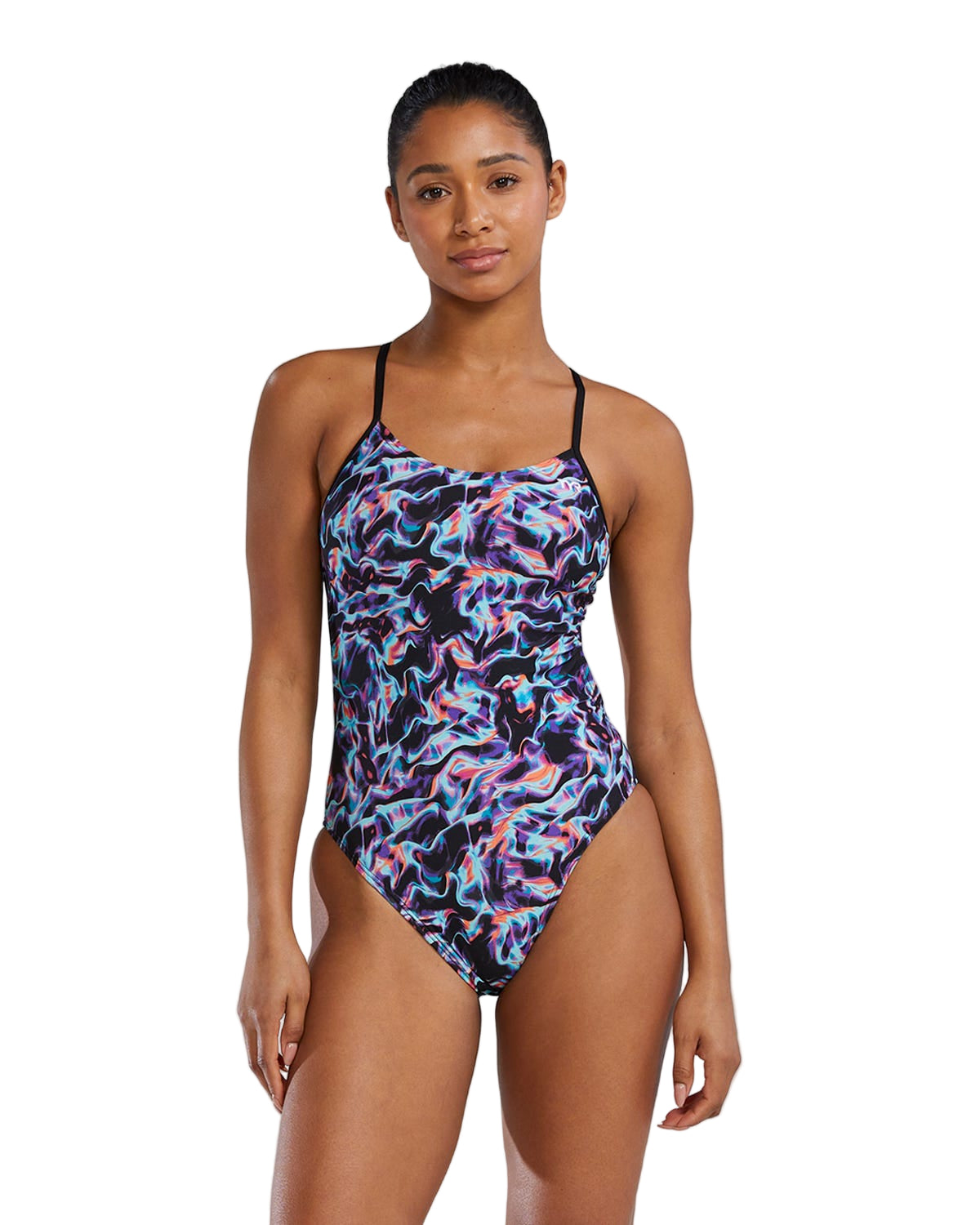 TYR Onesie Durafast Elite Womens Cutoutfit Print - Energia/Multi