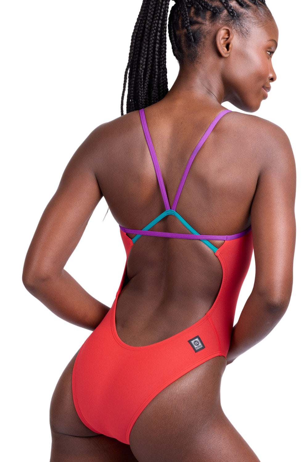 Jolyn Onesie Perry - Contrast - Candy Apple / Verbena / Dew