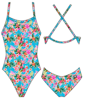 Jolyn Onesie Brandon - Print - Palmetto