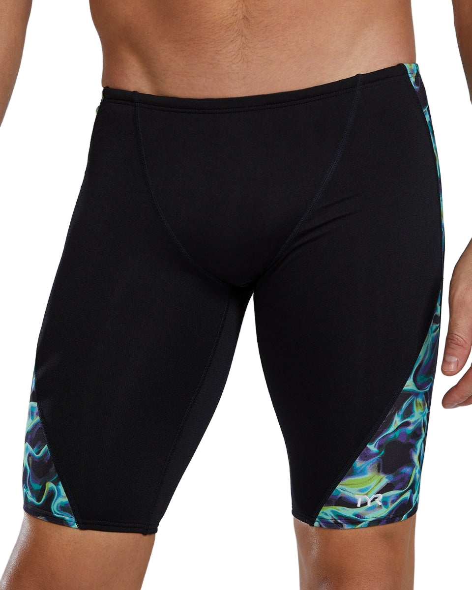 TYR Jammer Durafast Elite Blade Splice Print Energia/Green