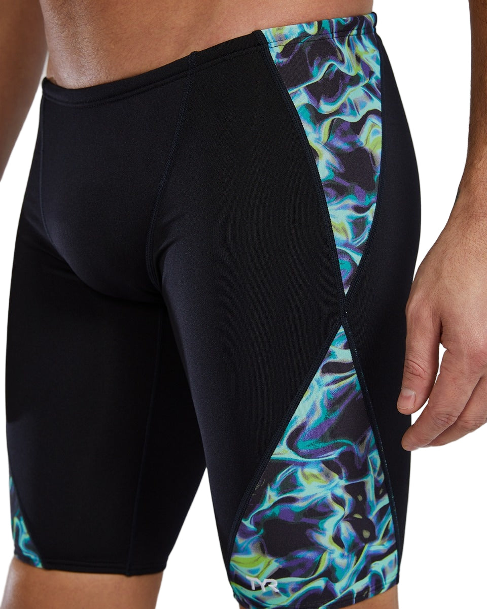TYR Jammer Durafast Elite Blade Splice Print Energia/Green